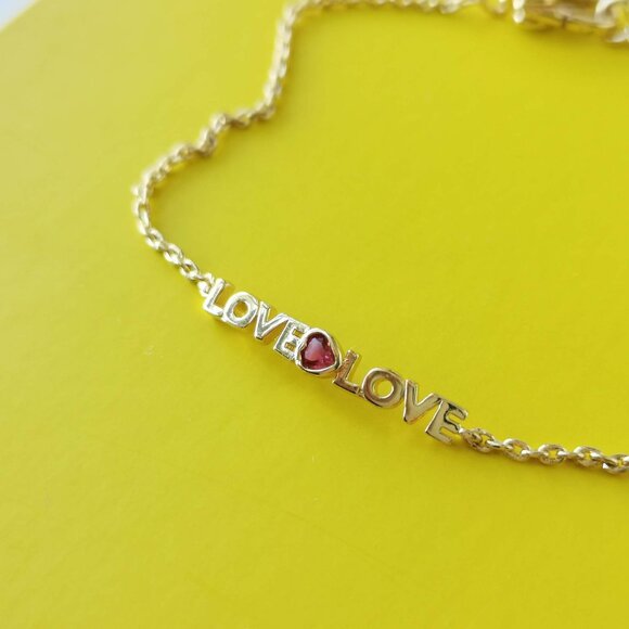 Kate Spade love you mom Gold Bracelet New - Picture 2 of 3